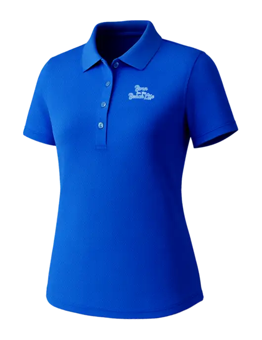 Callaway Womens Core Royal Performance Polo w/Beach Life Text Logo