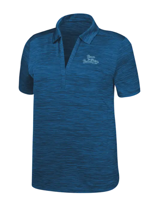 Callaway Womens Medium Slate Blue Broken Stripe w/Beach Life Text Logo