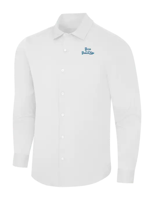 White City Stretch Shirt w/Beach Life Text Logo