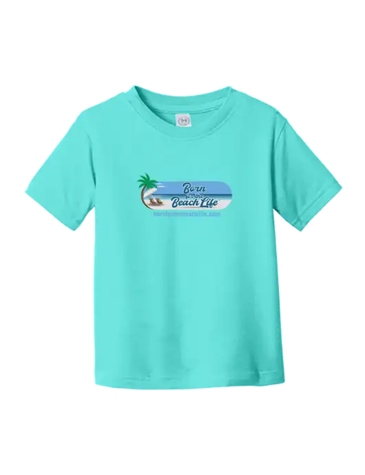 Rabbit Skins Carribean Toddler Fine Jersey Tee w/Beach Life Logo