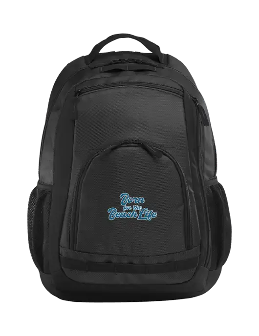 Xtreme Dark Grey/Black/Black Backpack w/Beach Life Text Logo