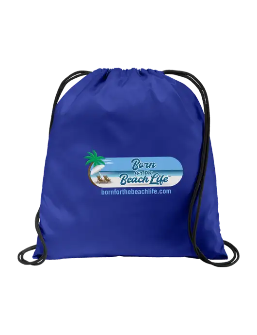 Drawstring  Royal Cinch Pack w/Beach Life Logo