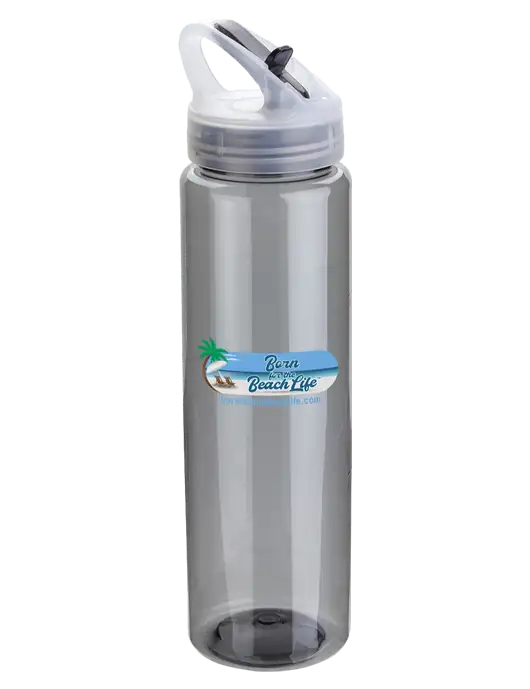 Buddy Smoke 32 oz PET Bottle with Flip Lid w/Beach Life Logo