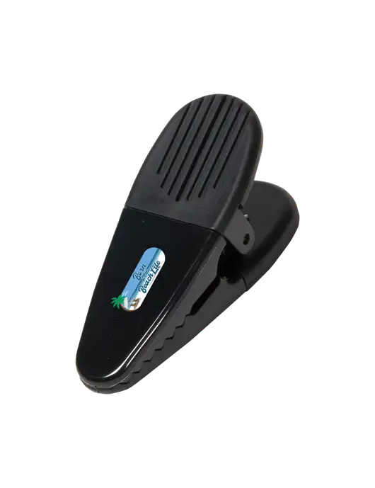 Magnetic Black Power Clip w/Beach Life Logo