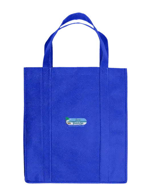 Eco Reusable Jumbo Royal Shopping Bag w/Beach Life Logo