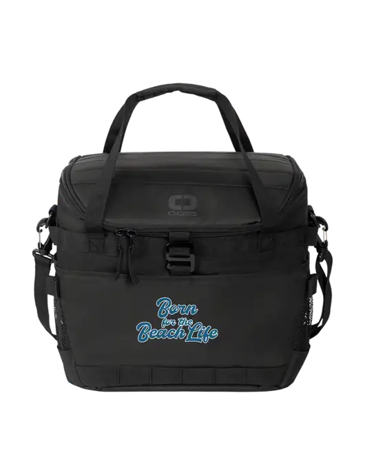 OGIO Black Sprint 24-Pack Cooler w/Beach Life Text Logo