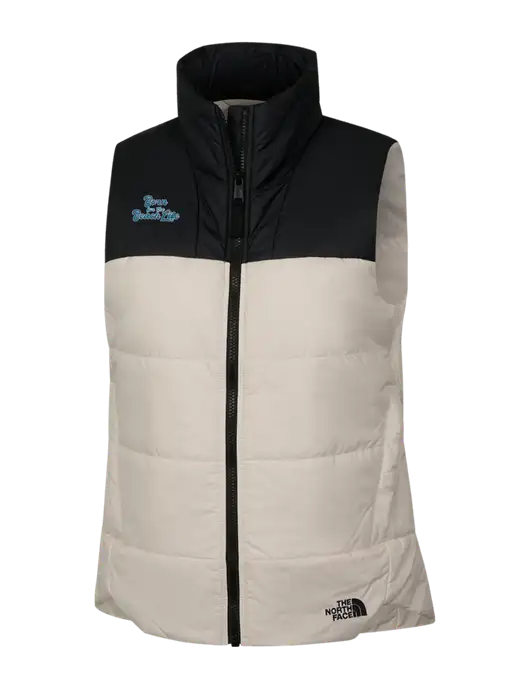 The North Face Womens Ivory Everyday Insulated Vest w/Beach Life Text Logo