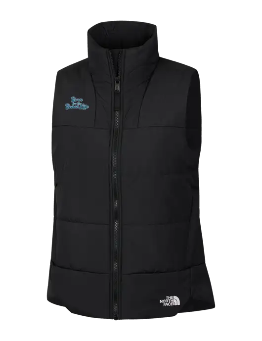 The North Face Womens Black Everyday Insulated Vest w/Beach Life Text Logo