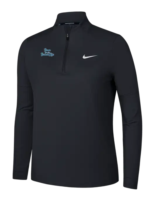 Nike Black Womens Dri-FIT Element 1/2-Zip Pullover w/Beach Life Text Logo