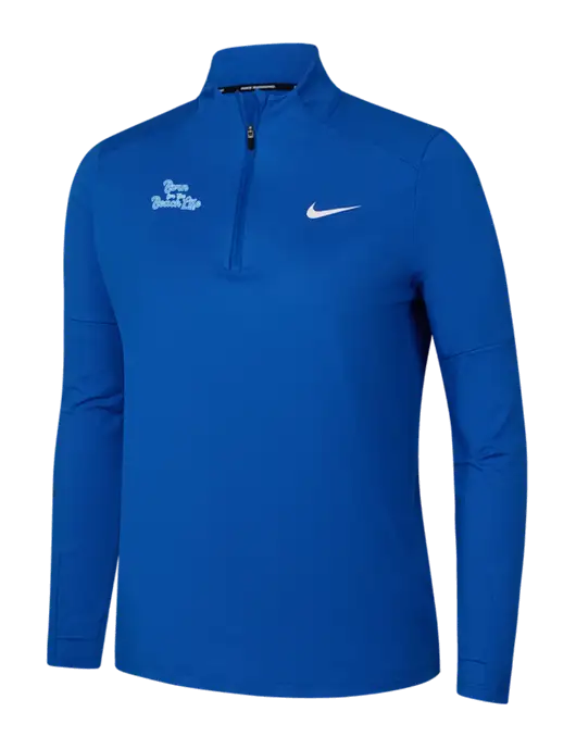 Nike Royal Womens Dri-FIT Element 1/2-Zip Pullover w/Beach Life Text Logo