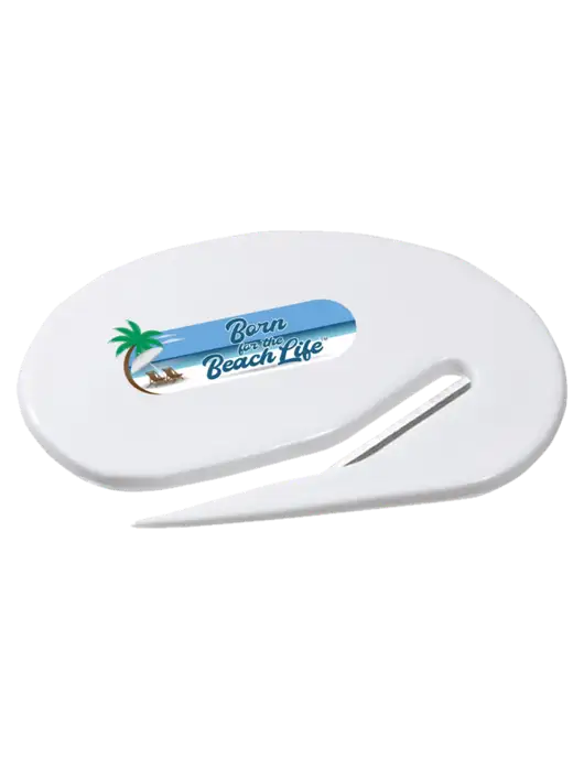 Oval Letter Opener w/Beach Life Logo