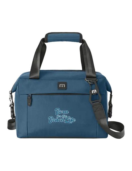 TravisMathew Light Navy Chill’n 12-Can Cooler w/Beach Life Text Logo