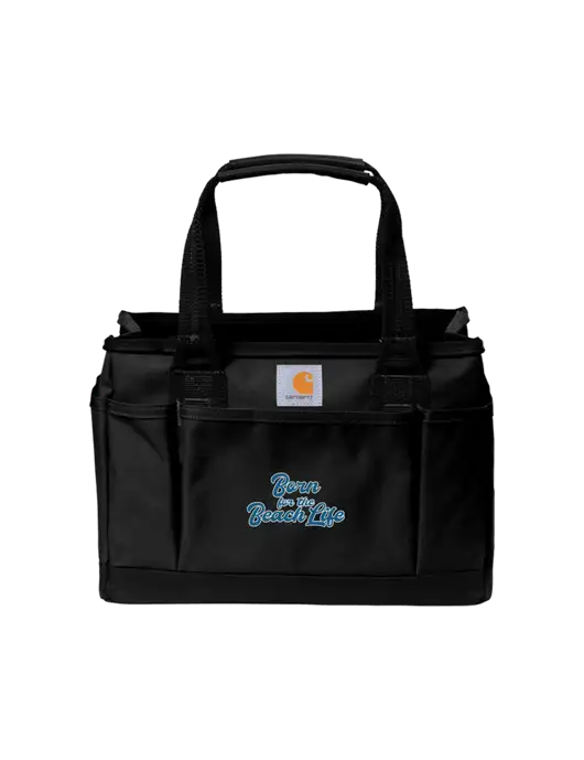Carhartt Black Utility Tote w/Beach Life Text Logo