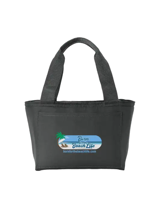 Iso Dark Grey Lunch Tote w/Beach Life Logo