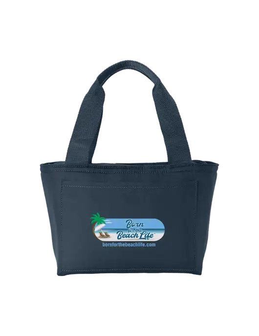 Iso Dark Navy Lunch Tote w/Beach Life Logo