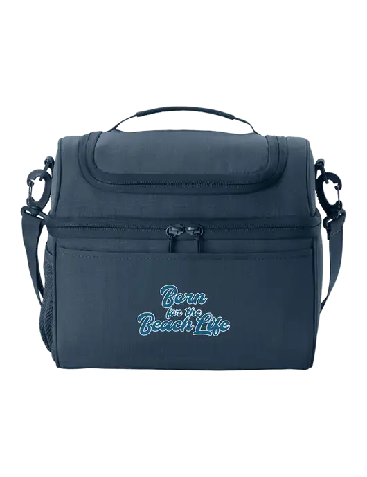 Polar Lunch Dark Navy Cooler w/Beach Life Text Logo