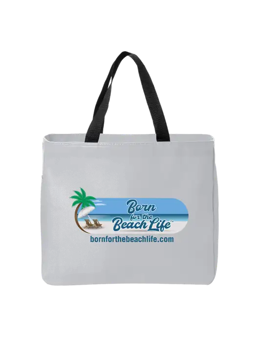 Essential Light Grey Tote w/Beach Life Logo