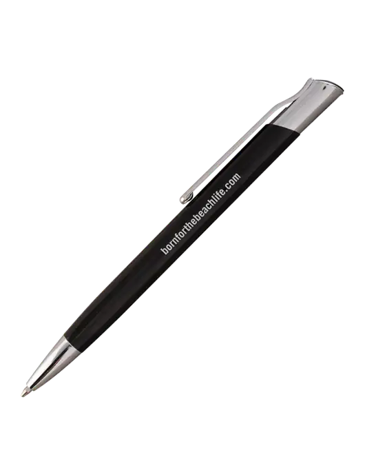 San Malo Black Pen - Black Ink w/Born for the Beach Life URL