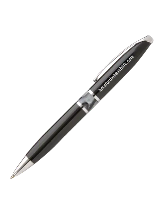 Illusion Black Pen - Black Ink w/Born for the Beach Life URL