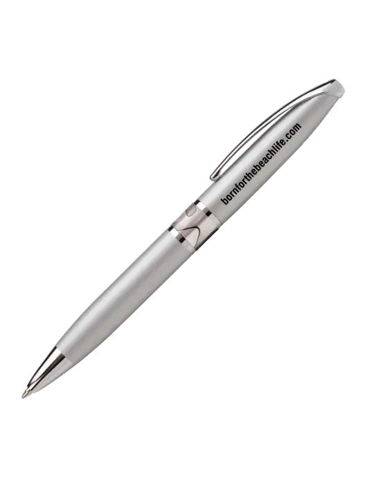 Illusion Silver Pen - Black Ink w/Born for the Beach Life URL