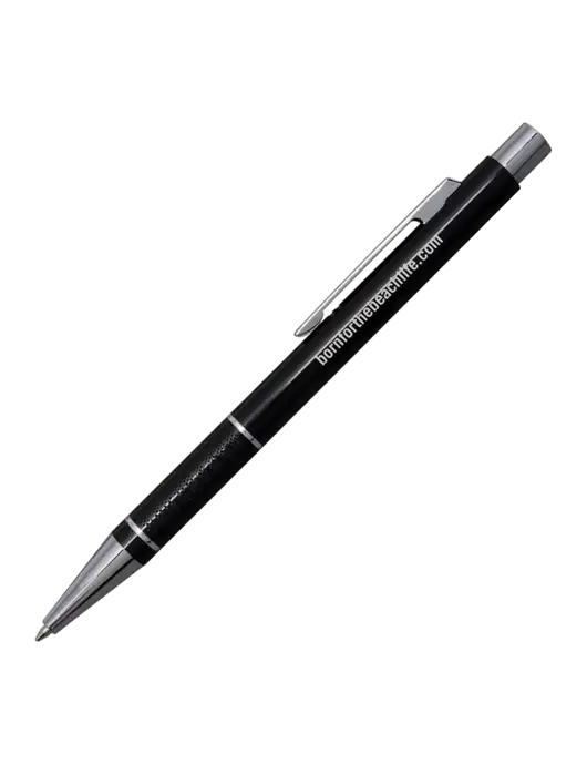 St George Black Pen - Blue Ink w/Born for the Beach Life URL