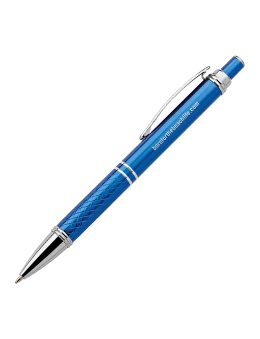 Royal Stellar Scribe Pen - Black Ink w/Born for the Beach Life URL